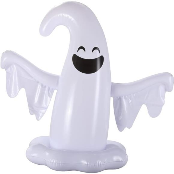 3.7FT Inflatable Ghost Halloween Jumbo, White Ghost, Blow up Ghost - Picture 2 of 7